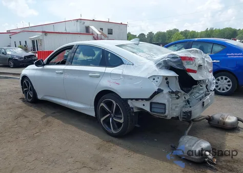 2019 Honda Accord Sport из США, поврежденный, VIN 1HGCV1F37KA134167